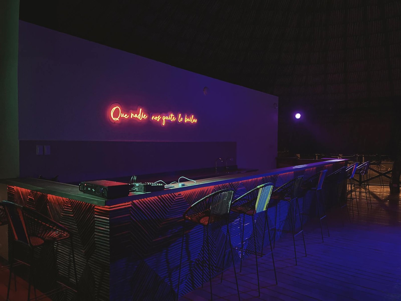 Bar del club de noche